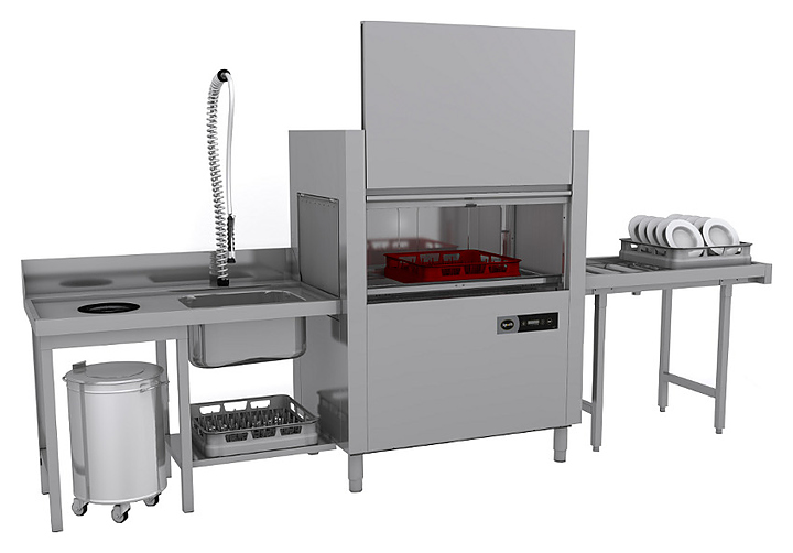 Туннельная посудомоечная машина Apach ARC100 тунн. л/п