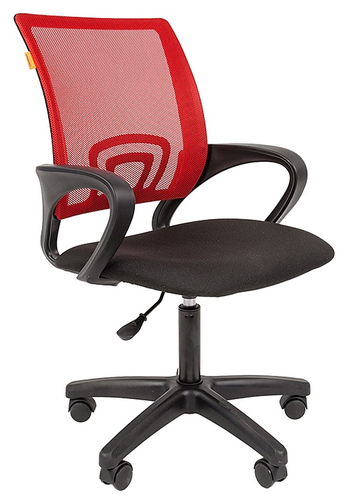 Кресло офисное Chairman 696 LT, черно-красное