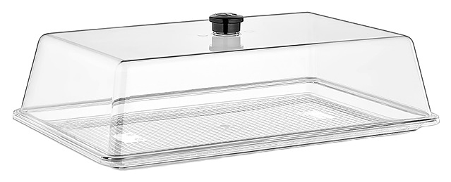 Крышка для подноса Gastroplast GF-17 41х26 см h=10 см (поликарбонат) прозрачная