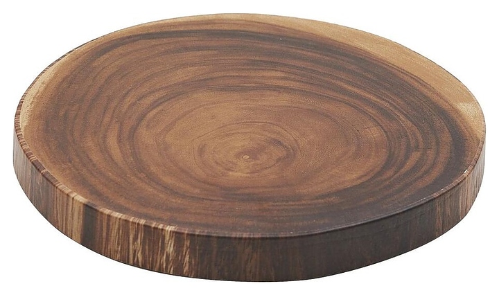 Доска сервировочная P.L. Proff Cuisine S03212-TAI Аfrican Wood 2 30х3 см (меламин) круглая