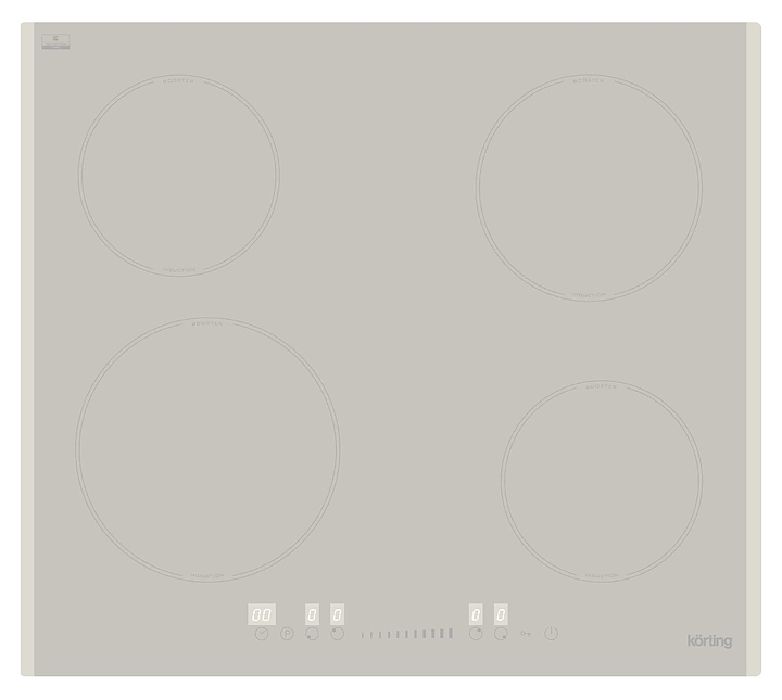 Варочная панель индукционная Korting HI 64560 BCH шампань