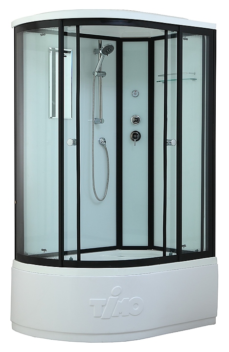Кабина душевая TIMO Standart Т-6620 Black R 120х85х220 см, правая