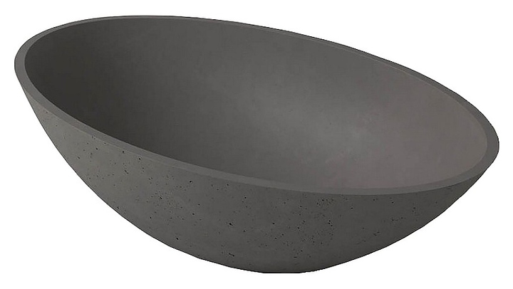 Раковина Holbi Dione Nano Concrete 59х35,5 см, бетон