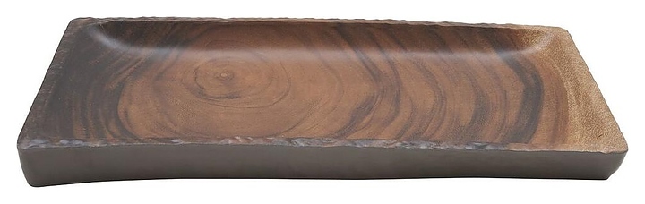 Блюдо сервировочное P.L. Proff Cuisine S51809-TAI African Wood 45,7х23х3,8 см (меламин) прямоугольное