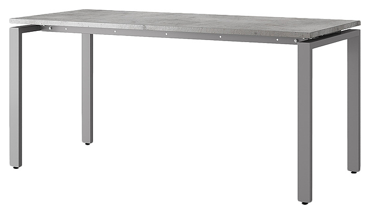 Стол офисный Кобор P-120/70 aluminum/chicago