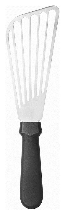 Лопатка P.L. Proff Cuisine WFSS-65PH (HONRI) 16,5х7,8 см перфорированная (нерж. сталь / пластик) черная