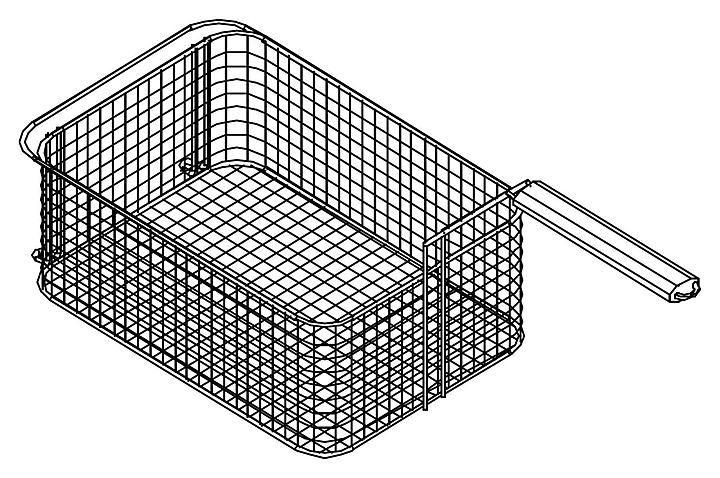 Корзина для фритюрницы Kovinastroj (Kogast) K-EF (230x405x120)
