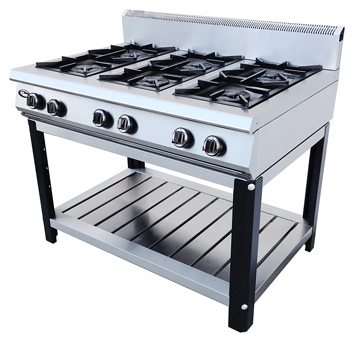Плита газовая Grill Master Ф6ЖТЛПГ на подставке