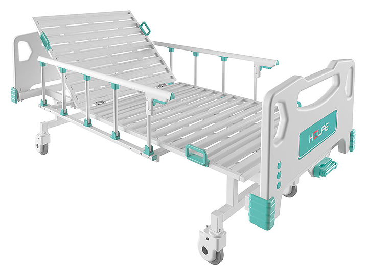 Кровать медицинская механическая ПРОМЕТ HILFE KM-02 (MB221.1.1.5) с РУ