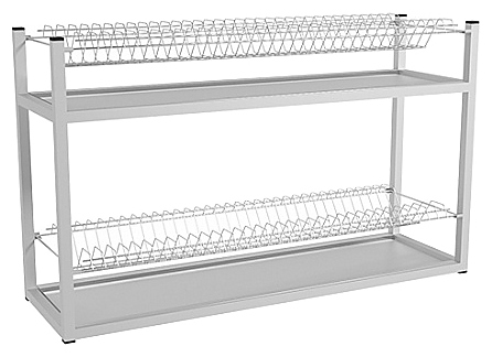 Стеллаж для тарелок ПищТех Стандарт СКТН-2КС