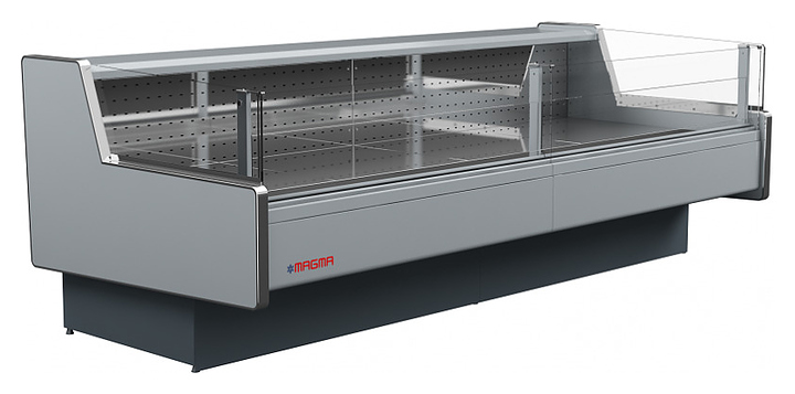Витрина холодильная MAGMA Self Beryl 1250 (мясная, выносной агрегат с запасником)