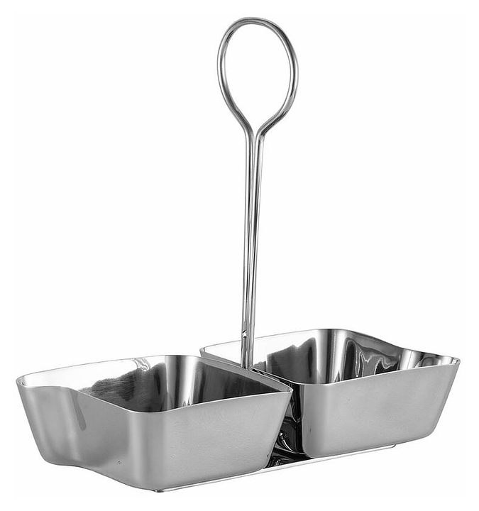 Емкость для подачи закусок/снэков P.L. Proff Cuisine Hotelware SS 2245 19х10,5 см h 21,8 см