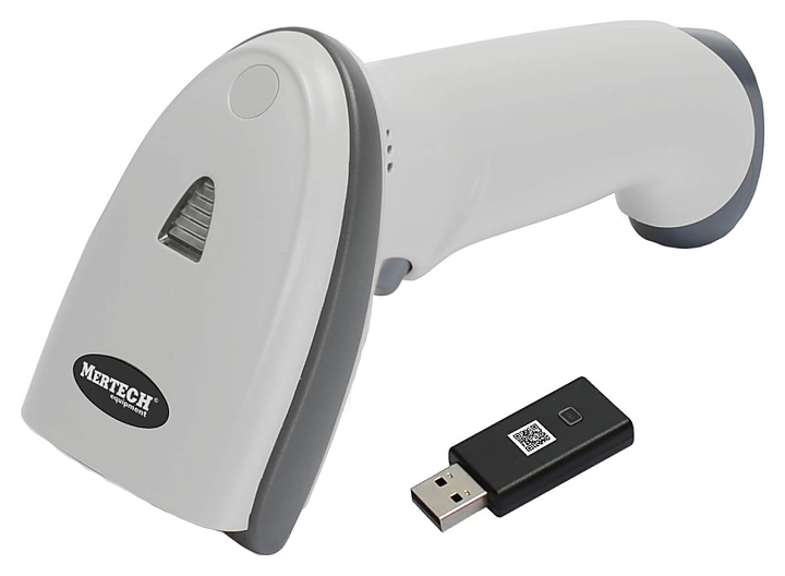 Сканер штрих кода Mertech CL-2210 BLE Dongle P2D USB White