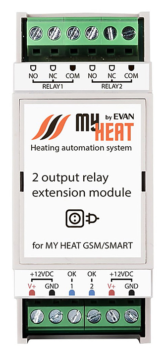 Блок реле на 2 выхода ЭВАН MY HEAT 6295