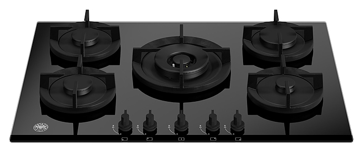 Варочная панель Bertazzoni P755CMODGNE газовая, стекло черное