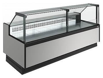 Витрина холодильная Carboma Bavaria 4 GC110 VM 2,0-1 версия 2.0 RAL 9006-9005