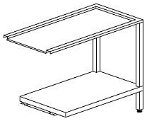 Стол для чистой посуды Dihr Т 34 A