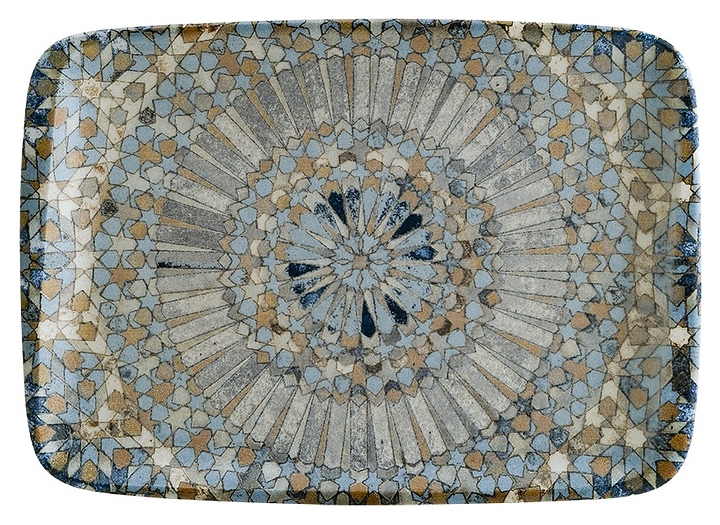 Блюдо сервировочное Luca Mosaic S-MT-LUCMZMOV35DT 34х16 см (фарфор) прямоугольное