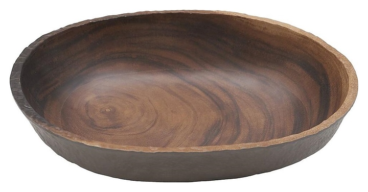 Салатник P.L. Proff Cuisine S41513-TAI African Wood 4000 мл 37,5х32х9,4 см (меламин) овальный