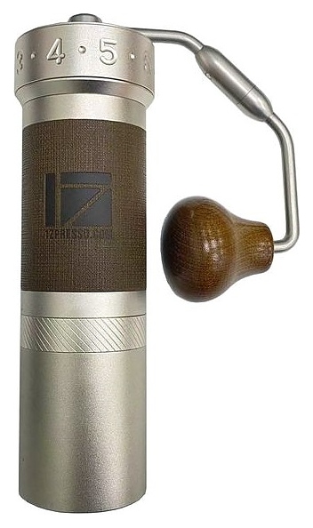 Кофемолка механическая 1Zpresso ZP6 S (Silver-Brown)