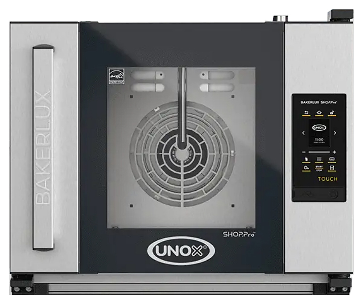 Печь конвекционная UNOX XEFR-04HS-ETLV без сливного отверстия