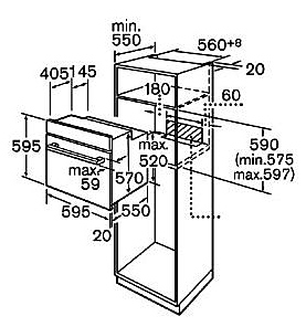 Духовой шкаф bosch hbn 884751