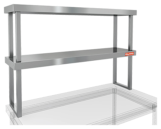 Полка настольная HICOLD НПСТ2-14,85/4