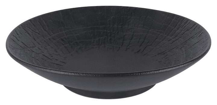 Салатник P.L. Proff Cuisine Black Raw Wood 54122-S 400 мл d=18 см h=5 cм (фарфор)