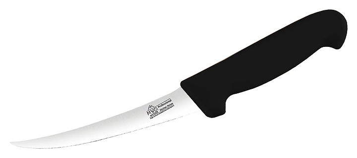 Нож обвалочный MVQ Profi Messer узкое изогнутое лезвие 15 см