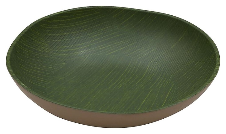 Салатник P.L. Proff Cuisine JW13112 Green Banana Leaf 3000 мл 31,5х8,5 см (меламин) круглый