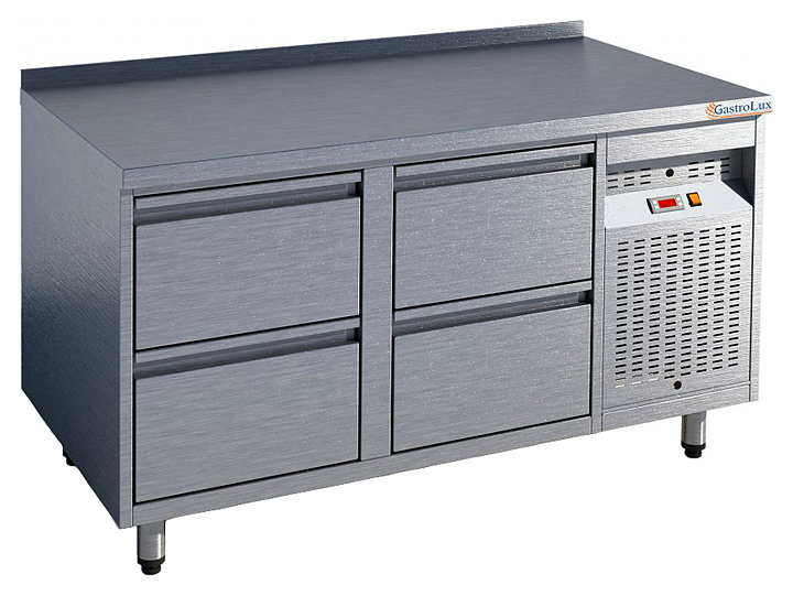Стол холодильный Gastrolux СОБ2П-137/4Я/S