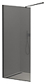 CEZARES LIBERTA-L-1-90-GR-NERO 90х195 см, стекло графит, профиль черный