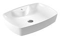 SEREL WASHBASIN 1634 60х44х12 см, фарфор, белая