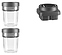 KitchenAid 5KSB2040BBB 2х0,2 л (пластик) прозрачный / черный